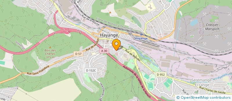 localisation de l'entreprise TRENT IMMO  HAYANGE