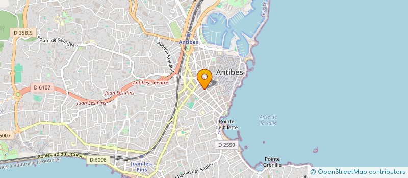 localisation de l'entreprise TRENTE à ANTIBES