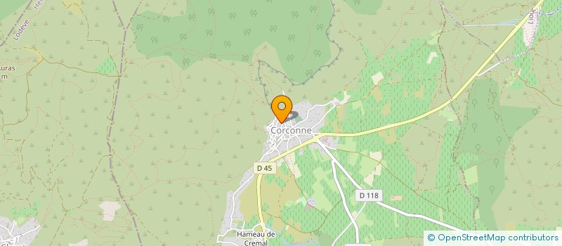 localisation de l'entreprise TRENTE ARTS  CORCONNE