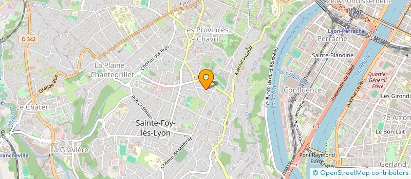 localisation de l'entreprise TRENTE ET ONZE  SAINTE-FOY-LES-LYON