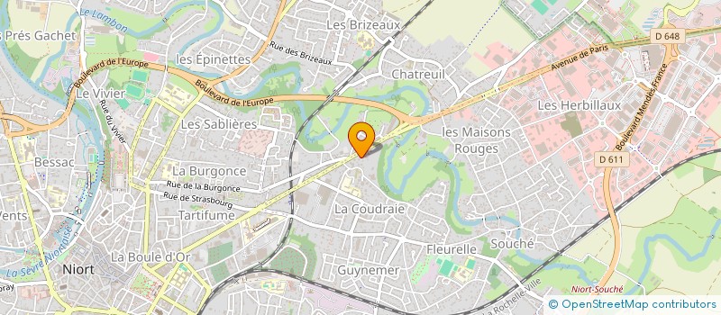 localisation de l'entreprise TRENTE ORMEAUX VOYAGES  NIORT