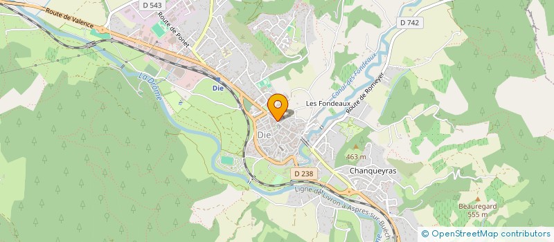 localisation de l'entreprise TRENTE SEPT à DIE