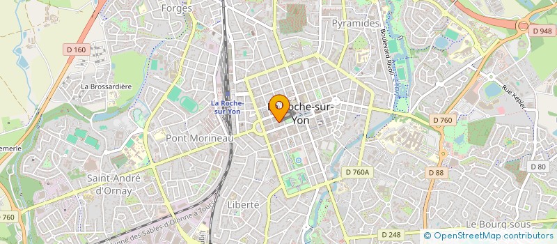 localisation de l'entreprise TRENTE SEPT ET DEMI à LA ROCHE-SUR-YON