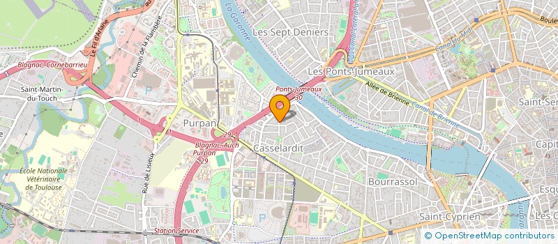 localisation de l'entreprise TRENTE SNC à TOULOUSE