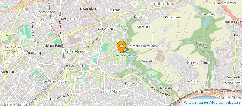 localisation de l'entreprise TRENTE ZERO HUIT à BREST