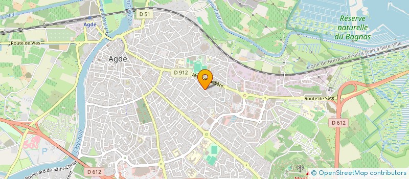 localisation de l'entreprise TRENTESAUX  AGDE