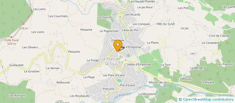 localisation de l'entreprise TRENTINELLA ASSOCIEES à SAINTE-MAXIME