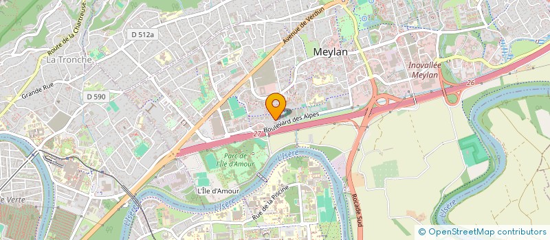 localisation de l'entreprise TREON à MEYLAN