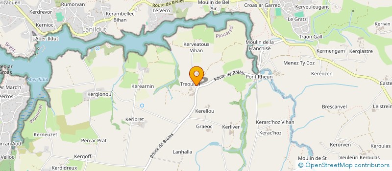 localisation de l'entreprise TREOULAN W.R  PLOUARZEL