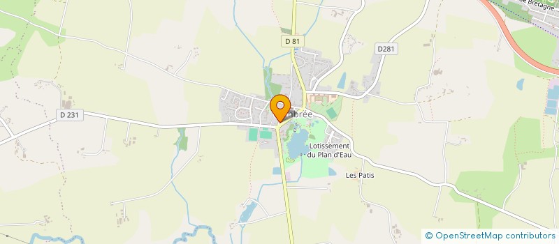 localisation de l'entreprise TREPAN RECORDS  OMBREE D'ANJOU