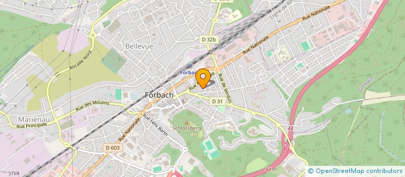 localisation de l'entreprise TREPHILOU à FORBACH