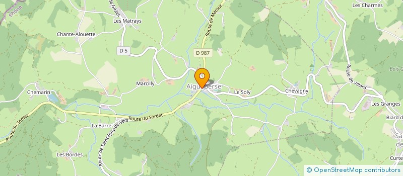 localisation de l'entreprise TREPIED  AIGUEPERSE