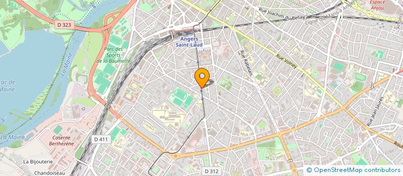 localisation de l'entreprise TREPIED DLCX à ANGERS