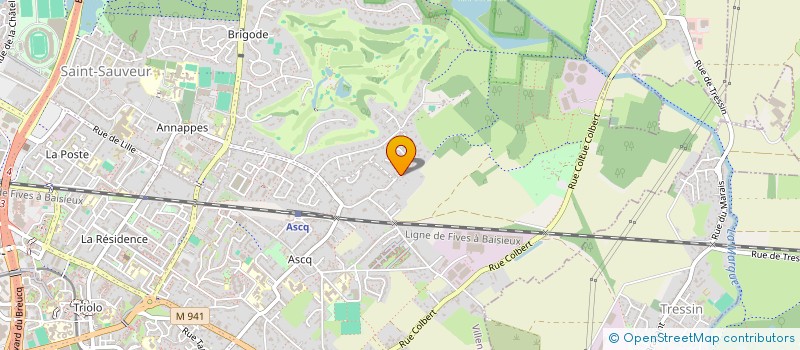 localisation de l'entreprise TRES COMAS à VILLENEUVE-D'ASCQ