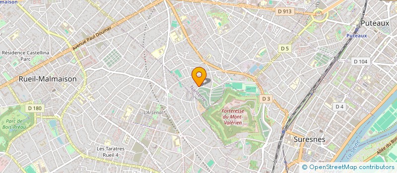 localisation de l'entreprise TRES EN SCENE  NANTERRE