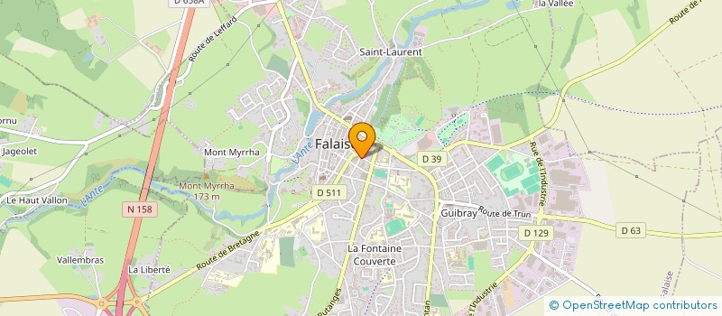 localisation de l'entreprise TRES FRATRES  FALAISE