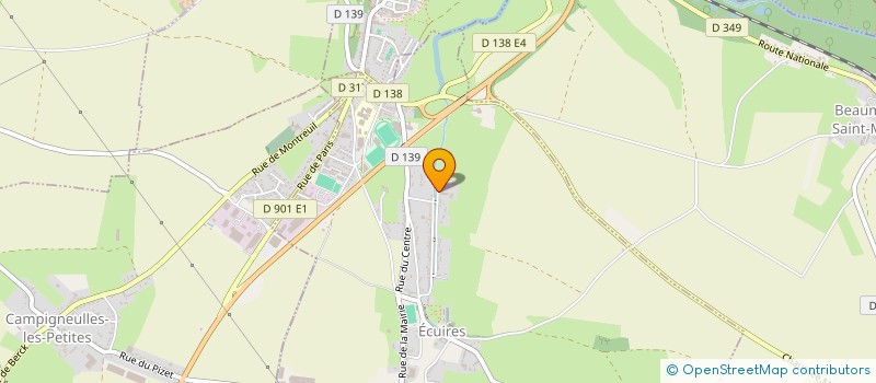 localisation de l'entreprise TRES MAILLE à ECUIRES