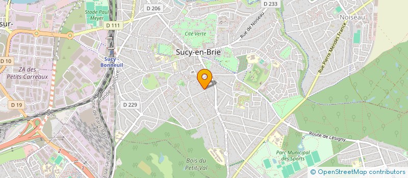 localisation de l'entreprise TRES TURONS  SUCY-EN-BRIE