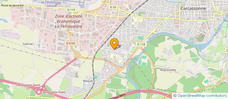 localisation de l'entreprise TRESA à CARCASSONNE