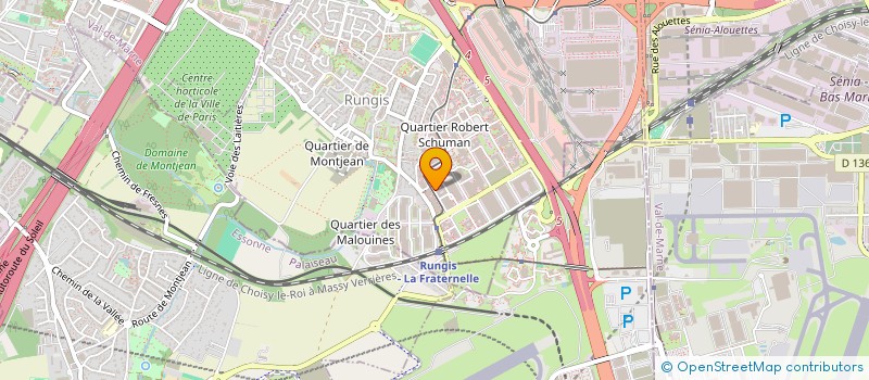 localisation de l'entreprise TRESCALINVEST 1 à RUNGIS