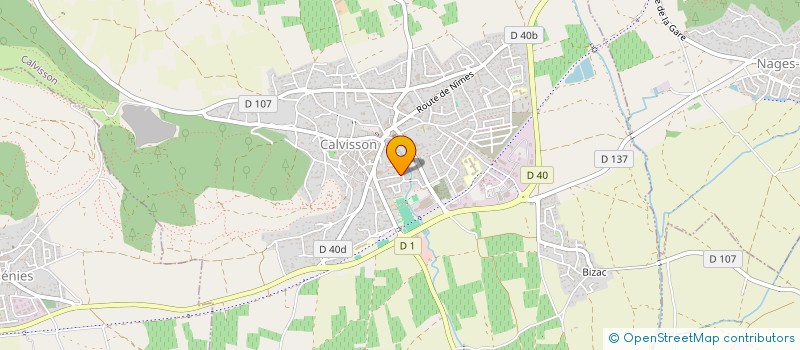 localisation de l'entreprise TRESCOM  CALVISSON