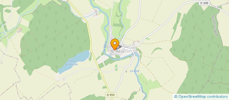 localisation de l'entreprise TRESILLARD DEVULDER  NOIRON-SUR-BEZE