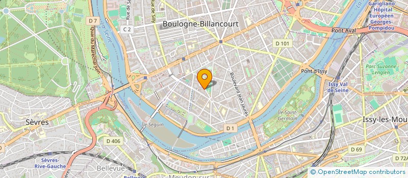 localisation de l'entreprise TRESOPTIM à BOULOGNE-BILLANCOURT