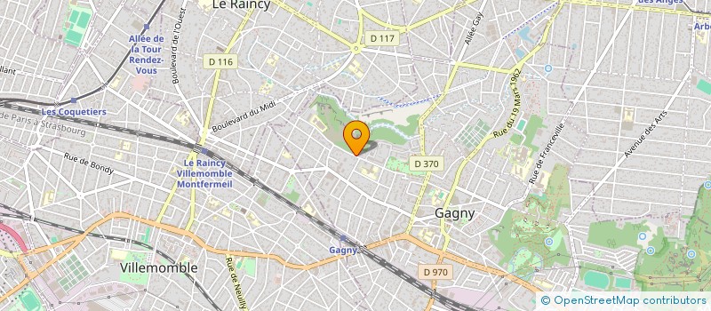 localisation de l'entreprise TRESOR 10 à GAGNY