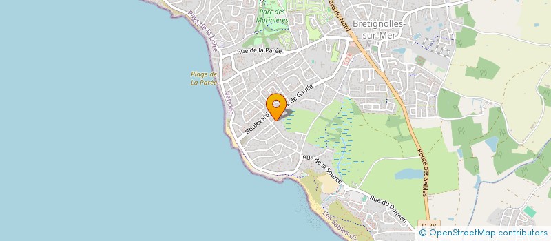 localisation de l'entreprise TRESOR 64  BRETIGNOLLES-SUR-MER