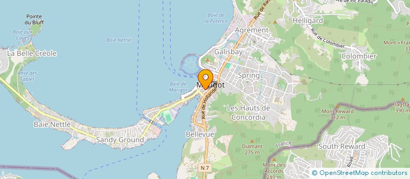 localisation de l'entreprise TRESOR à SAINT MARTIN
