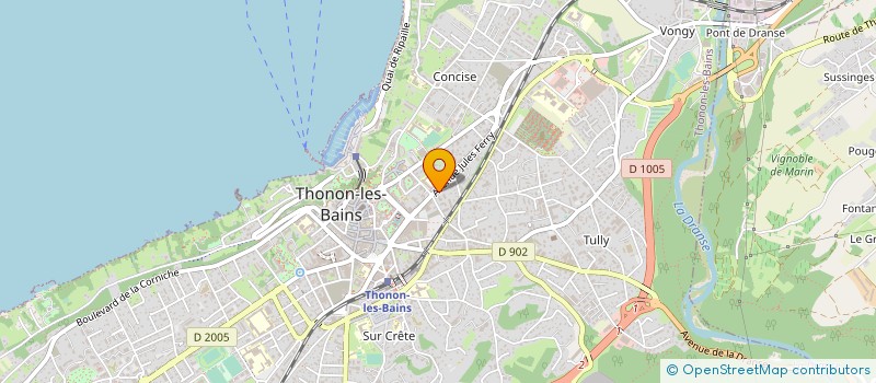 localisation de l'entreprise TRESOR D'EPICES à THONON-LES-BAINS