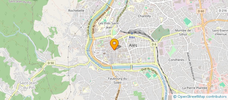 localisation de l'entreprise TRESOR D'ORACLE  ALES