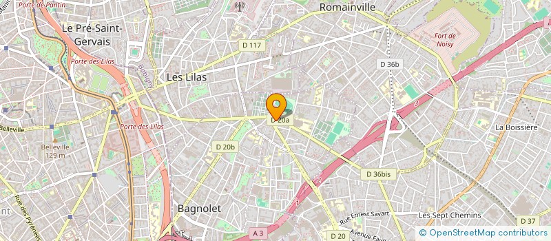 localisation de l'entreprise TRESOR DONNE  BAGNOLET