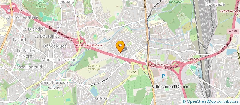 localisation de l'entreprise TRESOR DU MONDE  VILLENAVE-D'ORNON