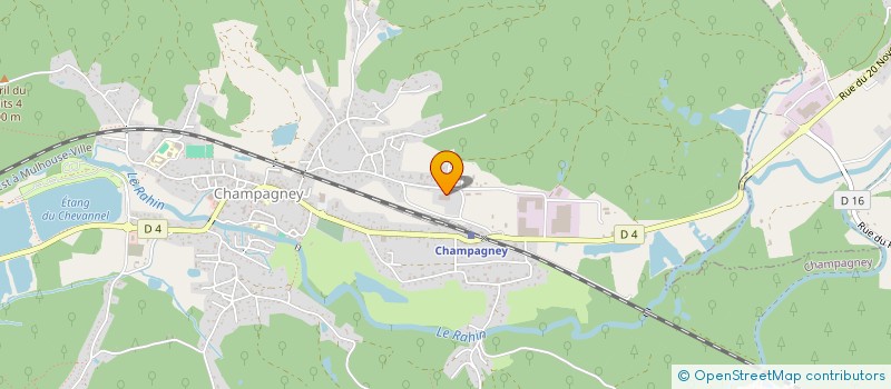 localisation de l'entreprise TRESOR L  CHAMPAGNEY