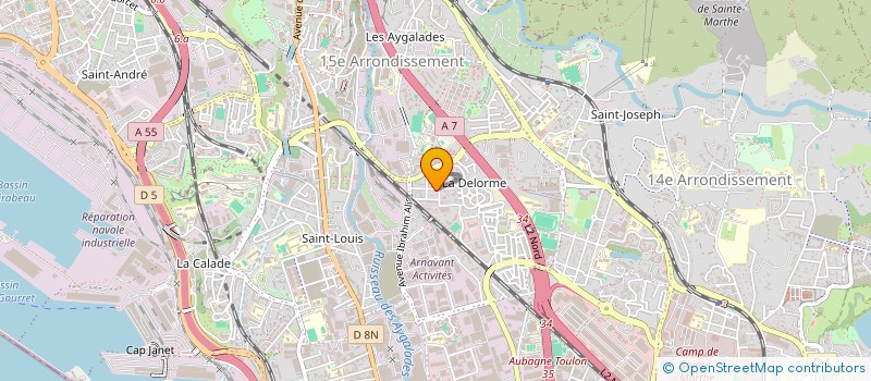 localisation de l'entreprise TRESOR PAILLETTES à MARSEILLE