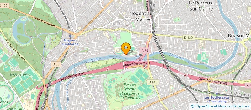 localisation de l'entreprise TRESOR PANTIN à NOGENT-SUR-MARNE