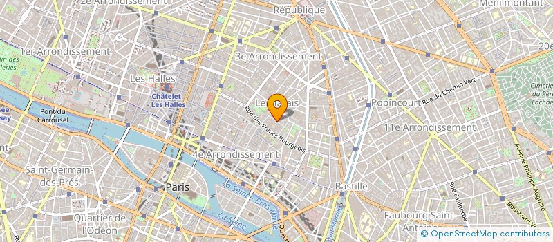 localisation de l'entreprise TRESOR PROD  PARIS