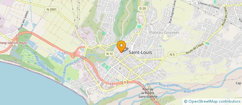 localisation de l'entreprise TRESOR-URBAIN & COMPAGNIE MAFAROW à SAINT-LOUIS