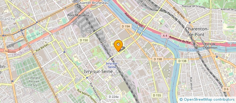 localisation de l'entreprise TRESORES à IVRY-SUR-SEINE