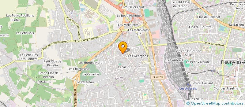 localisation de l'entreprise TRESORLEANS à ORLEANS