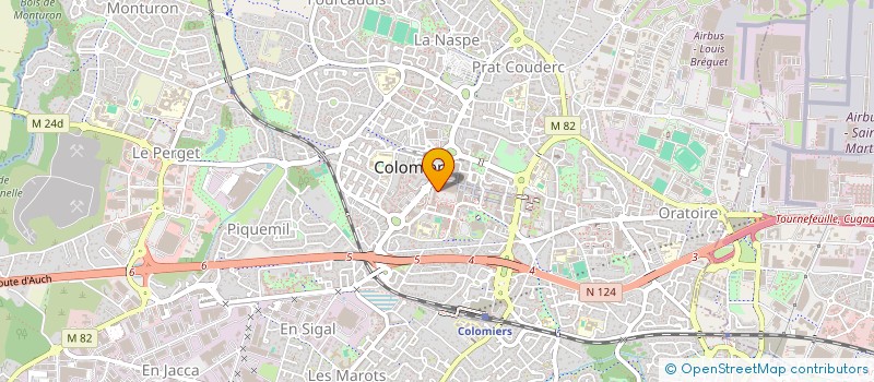 localisation de l'entreprise TRESORS D AILLEURS à COLOMIERS