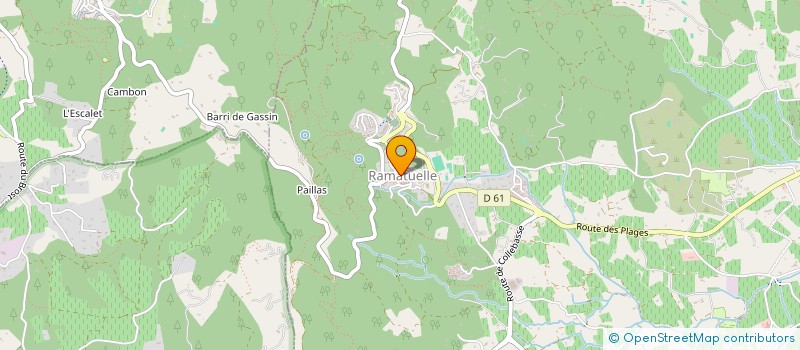 localisation de l'entreprise TRESORS D'AILLEURS à RAMATUELLE