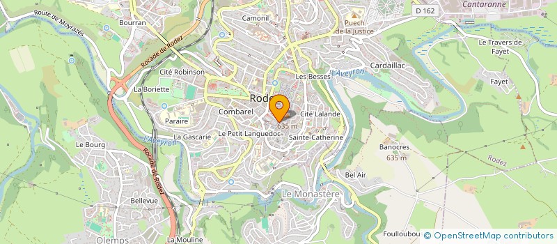 localisation de l'entreprise TRESORS D'ENFANCE à RODEZ