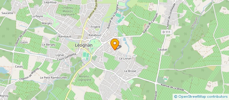 localisation de l'entreprise TRESORS DE FEMMES à LEOGNAN