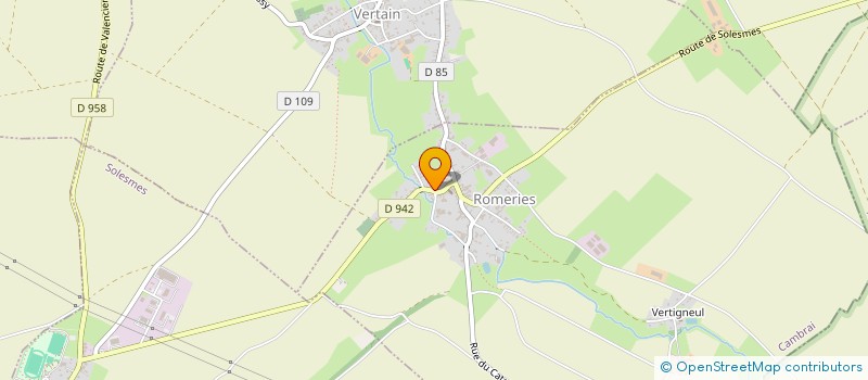 localisation de l'entreprise TRESORS DE PIERRE EN PAYS SOLESMOIS  ROMERIES