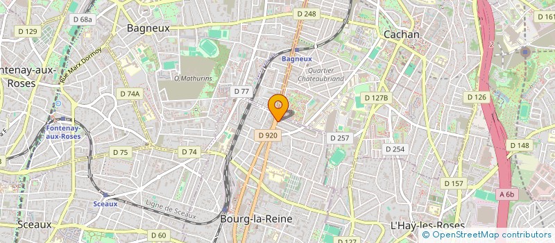 localisation de l'entreprise TRESORS DE RUSSIE à BOURG-LA-REINE