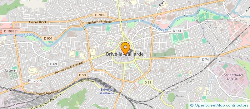 localisation de l'entreprise TRESORS DE STYLE à BRIVE-LA-GAILLARDE