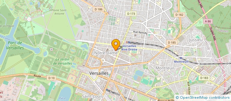 localisation de l'entreprise TRESORS DE VERSAILLES à VERSAILLES