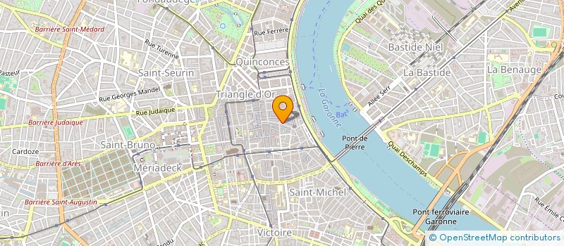localisation de l'entreprise TRESORS DES SENS à BORDEAUX